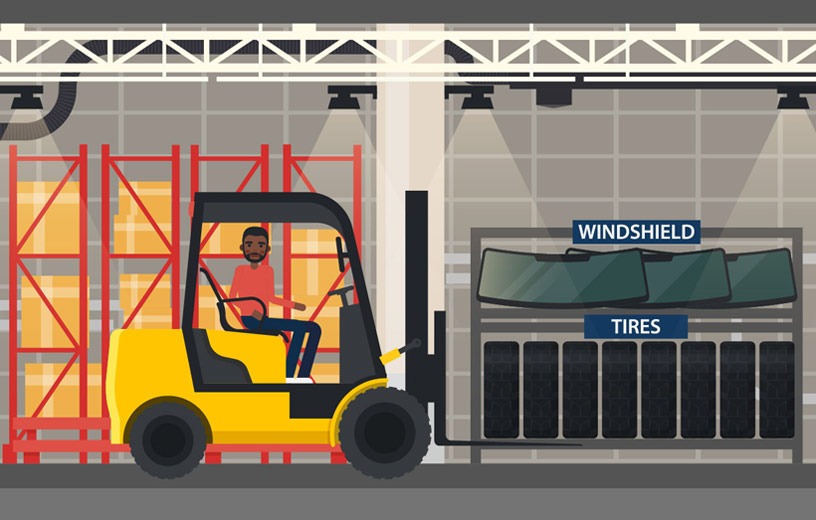 Forklift Illustration